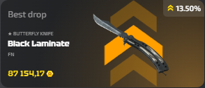 Best drop Black Laminate